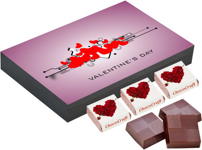 

CHOCOCRAFT Gifts For Boyfriend - Romantic Gifts For Lovers - 12 Chocolate Box Truffles(400 g)