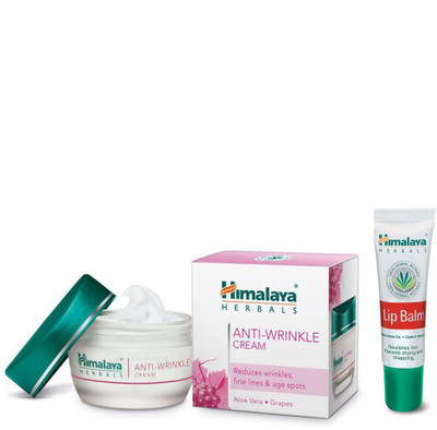 

Himalaya anti wrinkle cream, lip balm(Set of 2)