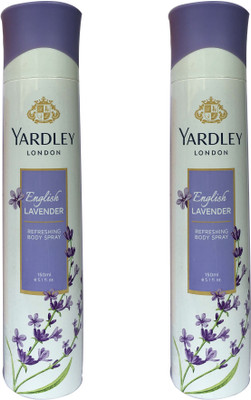 

Yardley London english lavandor (pack of 2) Body Spray - For Women(150 ml, Pack of 2)