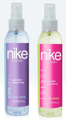 

Nike Trendy For Women 200ML + Original For Women 200ML - (400ML, Pack of 2) Body Mist - For Women(400 ml, Pack of 2)
