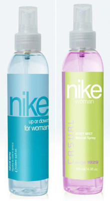 

Nike Up Or Down For Women 200ML + Casual For Women 200ML - (400ML, Pack of 2) Body Mist - For Women(400 ml, Pack of 2)