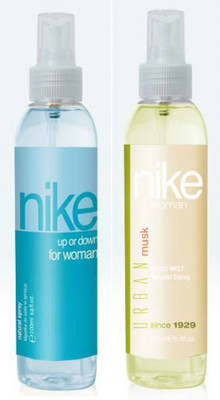 

Nike Up Or Down Wome 200ML + Urban Women 200ML - (400ML, Pack of 2) Body Mist - For Women(400 ml, Pack of 2)