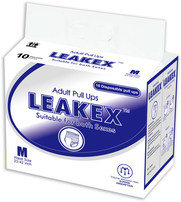 

LEAKEX MEDIUM PULL UP Adult Diapers - M(10 Pieces)