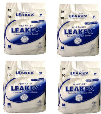 

LEAKEX PULL UP SIZE MEDIUM PACK OF 4 - M(40 Pieces)