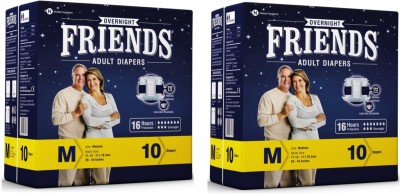 

NOBEL HYGIENE FRIENDS OVERNIGHT Adult Diapers - M(20 Pieces)