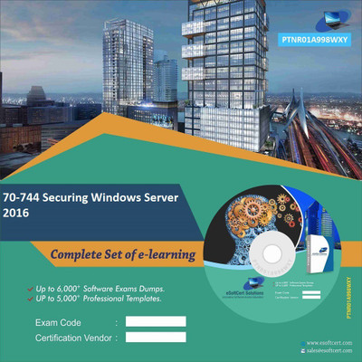 

PTNR01A998WXY 70-744 Securing Windows Server 2016 Practice Exam E-Book Set(DVD)