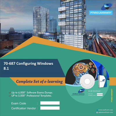 

PTNR01A998WXY 70-687 Configuring Windows 8.1 Practice Exam E-Book Set(DVD)