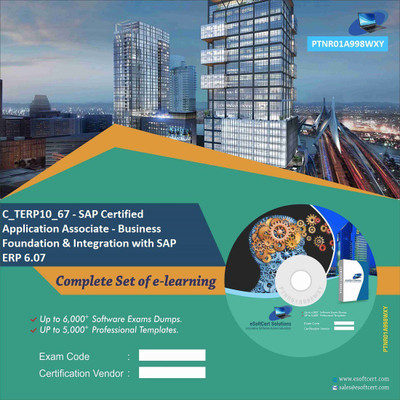 

PTNR01A998WXY C_TERP10_67 - SAP Certified Application Associate - Business Foundation & Integration with SAP ERP 6.07 Practice Exam E-Book Set(DVD)