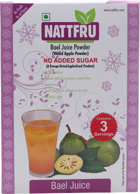 

Nattfru BAEL JUICE POWDER (NO ADDED SUGAR) Nutrition Drink(Bael Flavored)