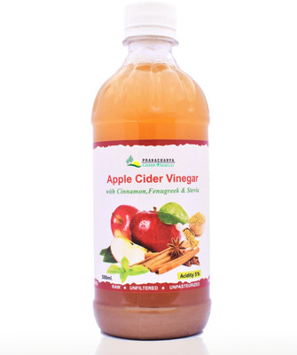 

Pranacharya Apple Cider Vinegar (Natural Mother) Fenugreek, Cinnamon & Stevia Apple Cider Vinegar(Apple Cider Vinegar Flavored)