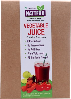 

Nattfru VEGETABLE JUICE Nutrition Drink(Carrot, Beet, Tomato, Amla Flavored)