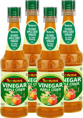 

NutrActive Filtered Apple Cider, 100% Natural Vinegar(2000 ml, Pack of 4)