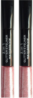Gabbu UNIQUE LIQUID GLITTER MATTE EYELINER 20 ml(BLACK, PINK)