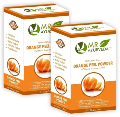 

MR Ayurveda Pure and Fresh Orange Feel Powder - Set of 2(200 g)