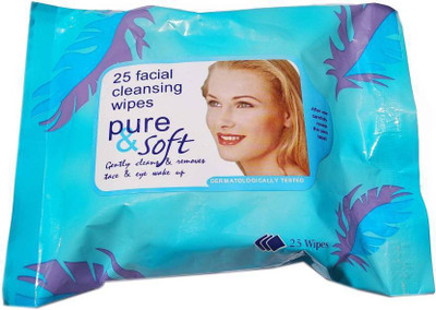 

Shopfleet Pure Soft Facial Face Skin Cleaning Wet Tissue Wipes (Pack of 25)(Pack of 25)