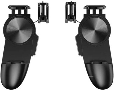

CASADOMANI All-in-One Mobile Game Controller Fortnited Free Fire PUGB PUBG Mobile Joystick Gamepad Metal L1 R1 Button For Gaming Pad Gaming Accessory Kit(Black, For iOS, Android)