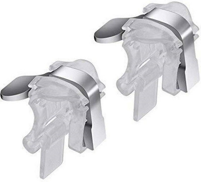 

Buy Genuine Metal PUBG Transparent & White Sensitive Shoot/Aim Buttons R1 L1 Best Triggers Mobile Game Controller for Andriod & iOS Gaming Accessory Kit(Silver, For Android, iOS)