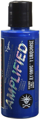 

Manic Panic Amplified Semi Permanent Hair Color, Atomic Turquoise, 113g Hair Color(Atomic Turquoise)