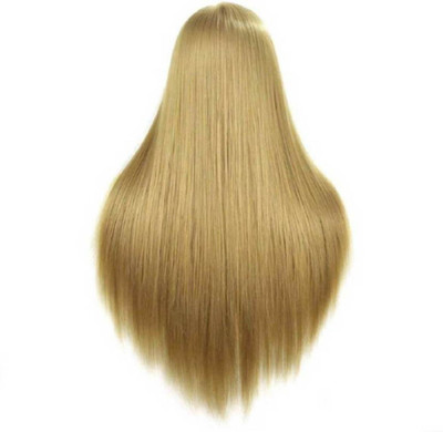 

CRIBE Orignal Human Golden Long Training Head Dummy Hair Extension