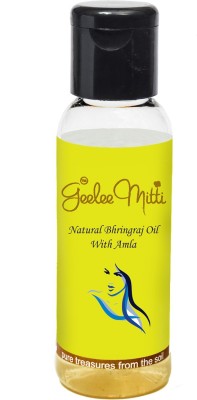 

Geeleemitti Bhringraj Oil with Amla Oil for Hair Health, Grey Hair treatment and Extending Black Hair Life Hair Oil(50 ml)