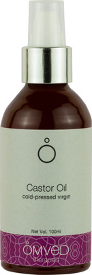 

Omved Cold Pressed Virgin Castor Oil - Skin, Hair Oil(100 ml)