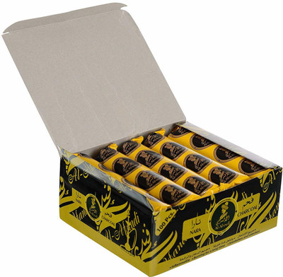 SCORIA Al-Fandi Instant Burn 10 Disc Pack Of 5 Roll Magic Hookah Charcoals(Pack of 5)