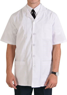

Ara India Lab Coat Shirt Hospital Scrub(White M)
