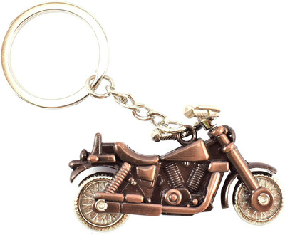M MOD CON Royal Enfield Bullet Bike Shape Copper Key Chain