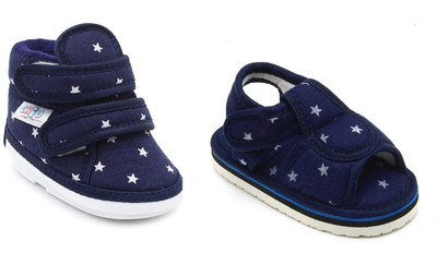 Chiu Boys & Girls Velcro Flats(Blue