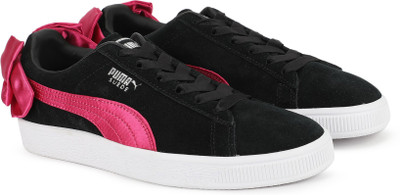 

Puma Girls Lace Running Shoes(Black, Puma black beetroot purple