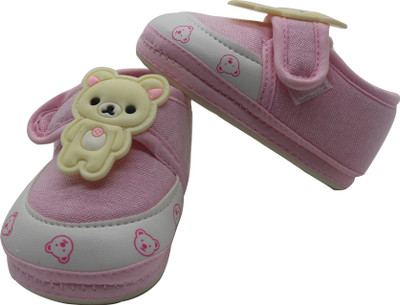 

HuddiBABA Boys & Girls Velcro Casual Boots(Pink