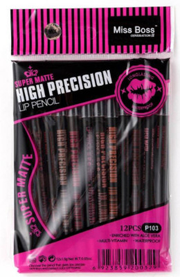 

Miss Boss mn Super Matte High Precision lip pencil(black)