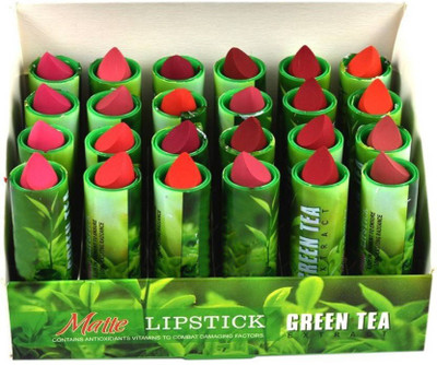 

Miss Boss Lipstick set of 24 Green tea extract multicolor with moisturizing effect(green)