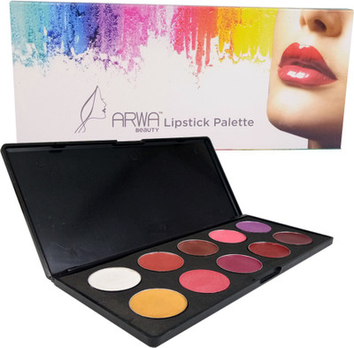 

Arwa Beauty Lipstick Palette 10 Shades(Multi Color)