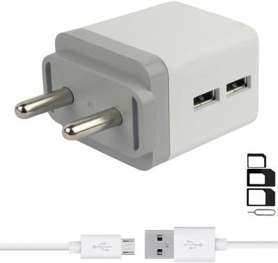 GoSale Wall Charger Accessory Combo for Celkon Diamond U 4G, Celkon Q567, Celkon Diamond 4G Plus, Celkon Q5K Transformer, Celkon Diamond Pop, Celkon Astro, Celkon Diamond Ace, Celkon Campus Prime, Celkon Millennia Q519 Plus, Celkon Millennia 2GB Xpress, Celkon Millennia OCTA510, Celkon Campus Whizz 