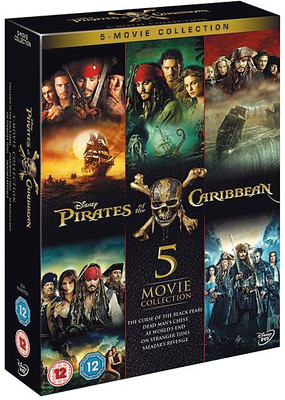 

Pirates of the Caribbean 1-5(DVD English)