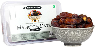 

Urban Platter Mabroom Dates, 500g [All-natural and Premium Quality] Dates(500 g, Box)