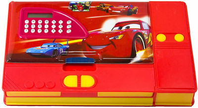 

Goyal Cars CARS Art Plastic Pencil Box(Set of 1, Red)