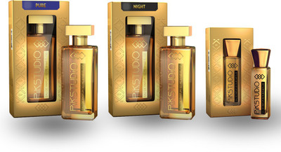

pikstudio Dual Pack Eau De Parfum PURE 50 ML and NIGHT 50ML plus FREE 20 ml Perfume Eau de Parfum - 150 ml(For Men & Women)