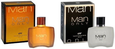 

CFS Man Only Gold and Black Combo Eau de parfum (Pack of 2) For Women Eau de Parfum - 100 ml(For Women)