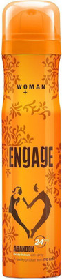 

Engage Abandon Deodorant Spray - For Women (165 ml) Eau de Cologne - 165 ml(For Women)