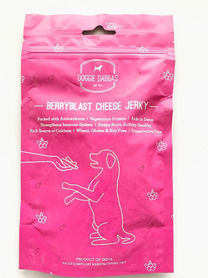 

Doggie Dabbas Berryblast Cheese Jerky Cheese 100 g Dry Dog Food