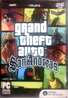 

Grand Theft Auto San Andreas - PC Games DVD (GTA) (Vol : 015) (Vol- 015)(DVD, for PC DVD-ROM)