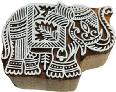 skart wooden printing blocks Elephant Printing Blocks(Pack of 1)