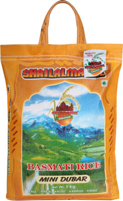 

SHRI LAL MAHAL MINI DUBAR BASMATI RICE 5 KG Basmati Rice (Medium Grain, Steam)(5000 g)