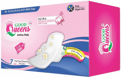 

GOOD QUEEN COTTON PADS Sanitary Pad(Pack of 4)