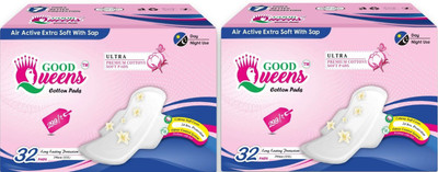

Good Queen COTTON SANITARY PADS Sanitary Pad(Pack of 2)