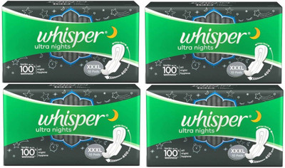 

Whisper XXXL 10+10+10+10 Sanitary Pad Sanitary Pad(Pack of 4)