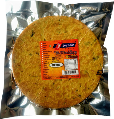 

joyable Khakhra (Methi, Masala, Jeera, Methi Masala, Garlic Methi, Coriander Chilly) - Pack of 6, 200 gms each(1200 g, Pack of 6)