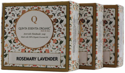 

QUINTA ESSENTIA ORGANIC Handmade Soaps for Bath(100 g, Pack of 3)